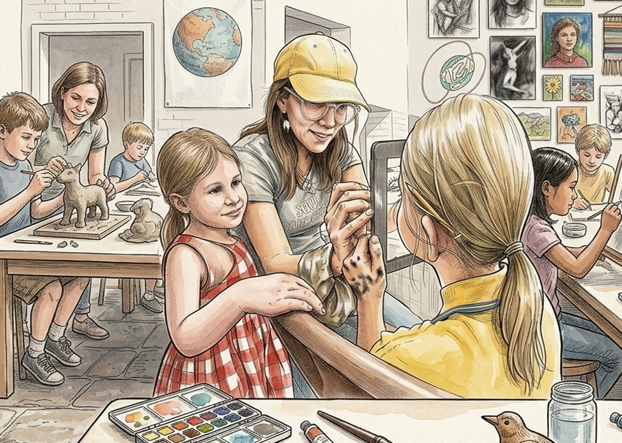 makers and me art class