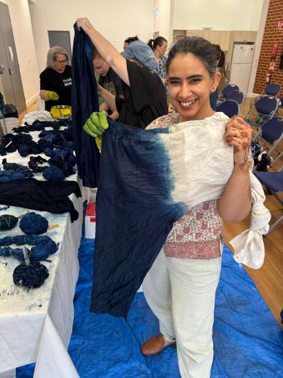 Indigo Dyeing Workshop Scarborough